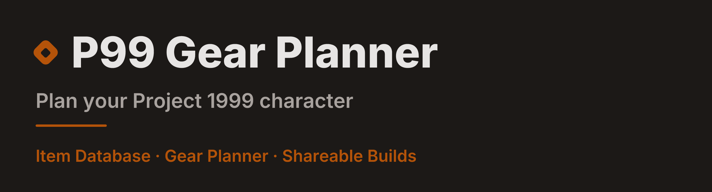 P99 Gear Planner — a Magelo-style Project 1999 tool